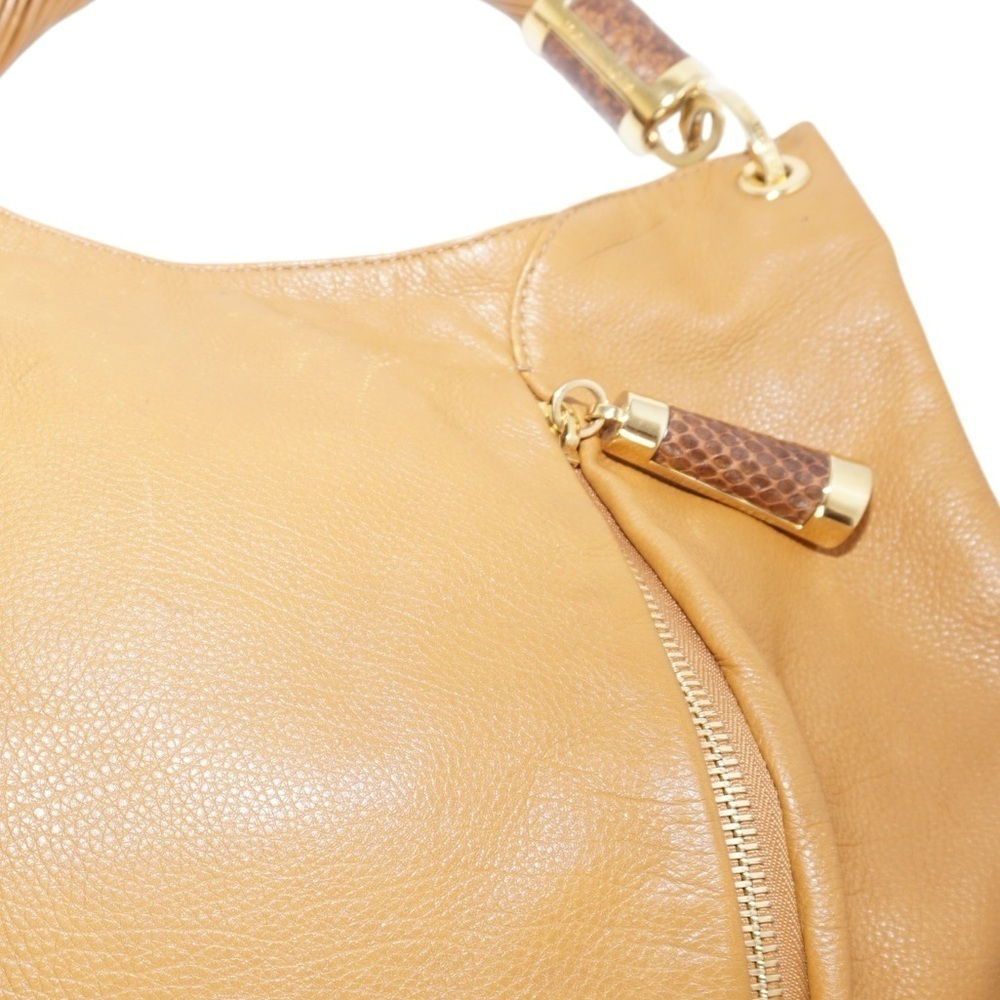Michael Kors Tonne Leather Python Hobo Bag View 5
